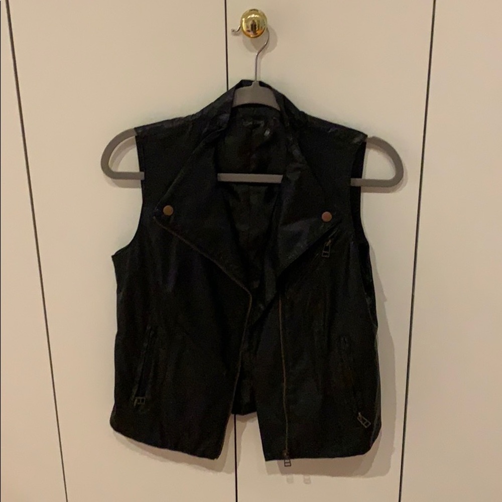 Vegan Leather Vest